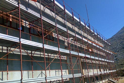 Costruzione edile della struttura