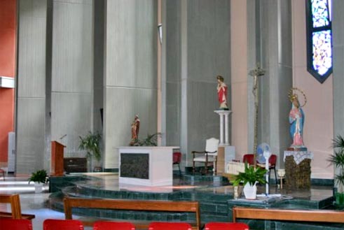 Lavori edili interni per la Chiesa Parrocchiale "S. Paolo Apostolo" di Caltanissetta in Sicilia