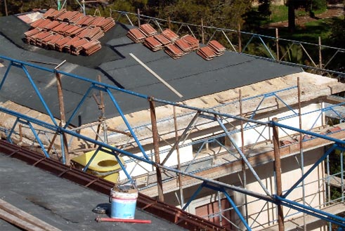 Intervento di copertura dell'ex sanatorio Dubini - Caltanissetta (CL)
